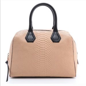 Rebecca Minkoff Python Jayden satchel duffel bag